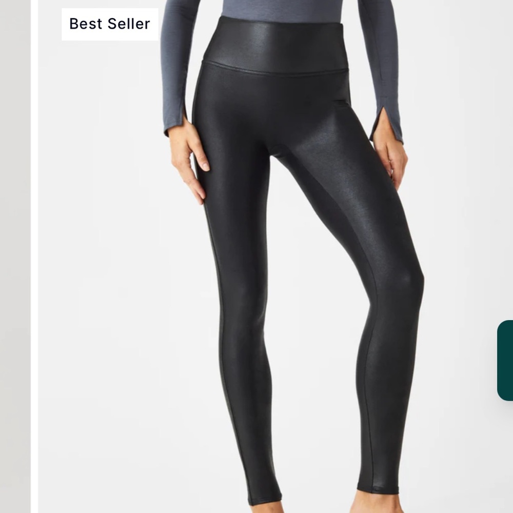Spanx faux leather leggings